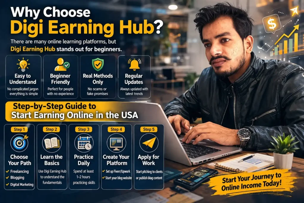Why Learn with Digi Earning Hub – Freelancing, Blogging, SEO and Digital Skills for Online Growth