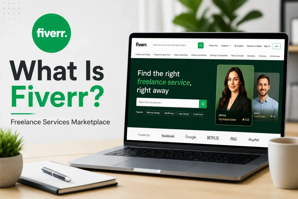 Fiverr freelance marketplace connecting businesses with freelancers worldwide